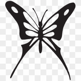 Transparent Butterfly Clipart Black And White - Vector De Mariposas Gratis, HD Png Download - butterfly clipart png black and white
