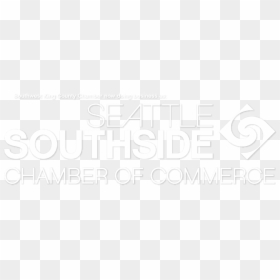 Seattle Southside Chamber Logo White Shadow Now Doing - All Rights Reserved, HD Png Download - pottery barn logo png