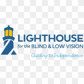 Lighthouse For The Blind & Low Vision - Majorelle Blue, HD Png Download - lighthouse logo png