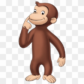 Curious George Monkeys Cartoons, HD Png Download - curious george logo png