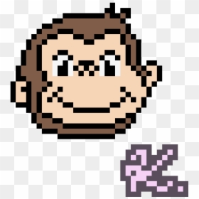 Curious George Pixel Art, HD Png Download - curious george logo png