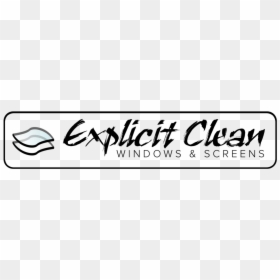 Explicitcleanlogo Solid Blk, HD Png Download - explicit content logo png