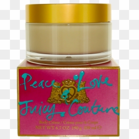 Peace Love Juicy Couture Cream, HD Png Download - juicy couture logo png