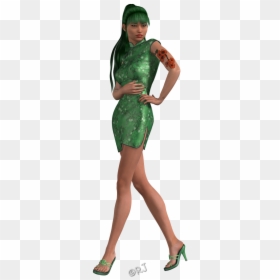 Cocktail Dress, HD Png Download - asian model png