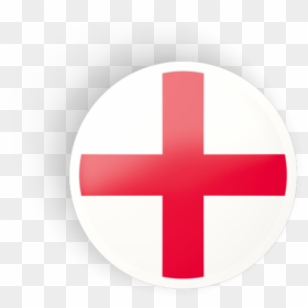 Round Concave Icon - England Round Flag Png, Transparent Png - great britain flag png