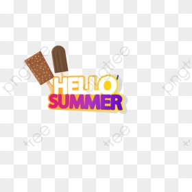 Transparent Summer Break Clipart - Ice Cream Bar, HD Png Download - summer word art png