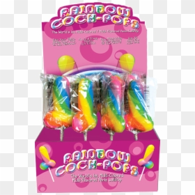 Rainbow Penis Lollipop, HD Png Download - rainbow lollipop png