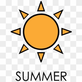 Sun Black And White Png, Transparent Png - summer word art png