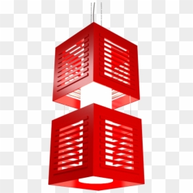 Pendant Lamp Cubo Vertical - Lampshade, HD Png Download - cubo png