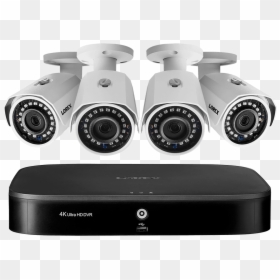 1080p Camera System With 8-channel 4k Dvr And Four - Closed-circuit Television, HD Png Download - camer png