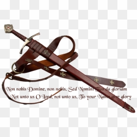 The Templar"s Accolade Sword - Sword, HD Png Download - templar shield png