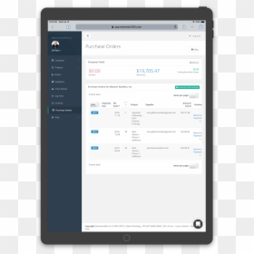 Estimator360 Purchase Order Screen With Supplier Deliveries - Project, HD Png Download - supplier icon png