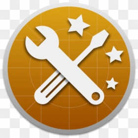 Tools Icon In Orange, HD Png Download - control panel icon png