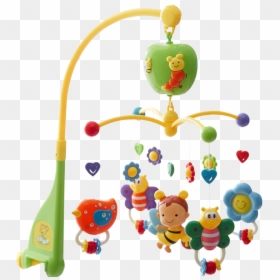 Gu Yu Newborn Baby Music Bed Bell Baby Bed Bed Hanging - Музикална Въртележка За Кошара, HD Png Download - newborn baby png