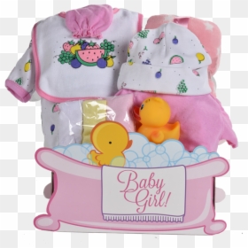 Newborn Baby Girl Gift Baskets - Toy, HD Png Download - newborn baby png