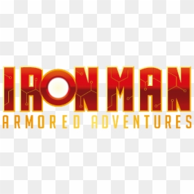 Iron Man Armored Adventures Logo, HD Png Download - iron man face png