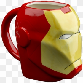 Iron Man Molded Mug Main Image - 3d Iron Man Marvel, HD Png Download - iron man face png