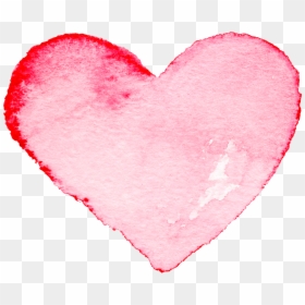 Watercolor Painting Heart - Heart Watercolor Png, Transparent Png - water color heart png