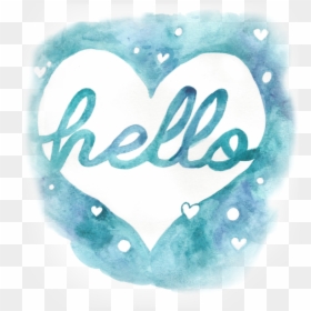 Keeping White In Watercolor Freehand Method - Heart, HD Png Download - water color heart png