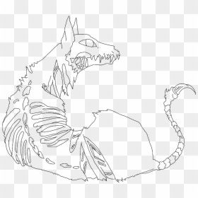 #hellhound #oc #lineart #supernatural Teen Wolf, Line - Line Art Of Oc, HD Png Download - hellhound png