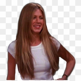 #png #sticker #friends #rachel #rachelgreen #1990 #friendspng - Rachel Greene Long Hair, Transparent Png - jennifer aniston png