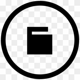 Unlock Open Padlock Symbol In Circular Button - Rotor Studios, HD Png Download - mute button png