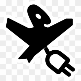 Airplane,symbol,hand, HD Png Download - airplane symbol png