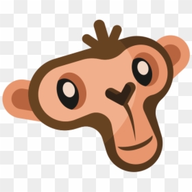 Monkey Face-1573643236 - Clip Art, HD Png Download - bing bong png