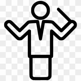 Music Conductor - Classical Music Icon Png, Transparent Png - conductor png