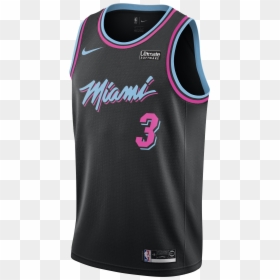 Dwyane Wade Nike Miami Heat Youth Vice Nights Swingman - Miami Heat City Jersey, HD Png Download - miami vice png