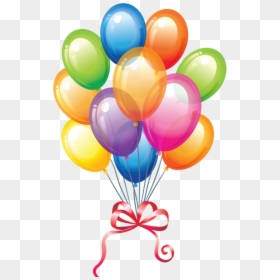 Birthday Balloons Free Birthday Balloon Clip Art Clipart - Balloon Clipart, HD Png Download - birthday balloons border png