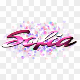 Sofia Name Logo Bokeh Png - Trisha Name, Transparent Png - sofia png