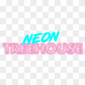 Neon Treehouse - Graphic Design, HD Png Download - neon open sign png