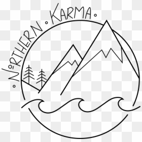 Nuts Drawing Karma Clip Freeuse Library - Line Art, HD Png Download - karma.png