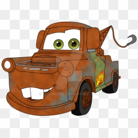 Tow Mater Png Pluspng - Lightning Mcqueen Cars Drawing, Transparent Png - tow png