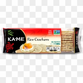 Kame Wasabi Rice Crackers, HD Png Download - sea weed png