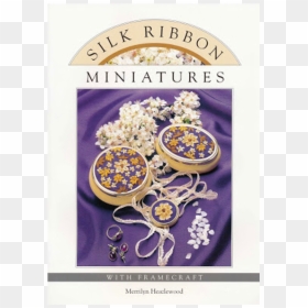 Silk Ribbon Cover - Embroidery, HD Png Download - silk ribbon png