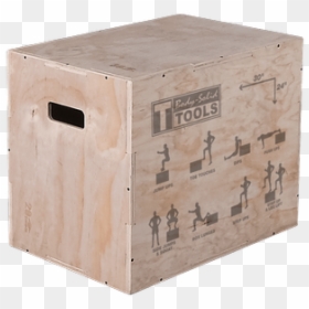 3 In 1 Wooden Plyo Box - Wood Plyo Box, HD Png Download - wood box png