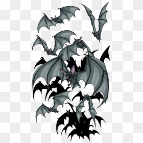 D&d 5e Swarm Of Bats , Png Download - 5e Swarm Of Bats, Transparent Png - swarm png