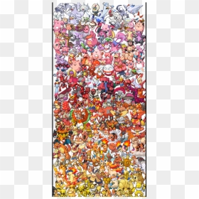 All Pokemon Color Coded, HD Png Download - tumblr rainbow png