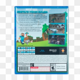 Videojuego Ps4 Minecraft Alkomprar - Minecraft Ps4 Back Cover, HD Png Download - espada minecraft png