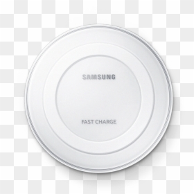 White Wireless Charger Fast Charge - Circle, HD Png Download - google plus icon white png