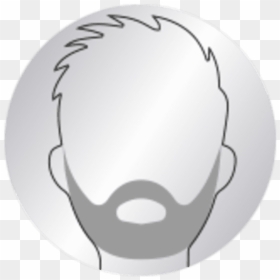 Circle, HD Png Download - beard icon png
