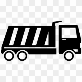 Transparent Dump Truck Black And White Clipart - Dump Truck Png Icon, Png Download - icono comida png