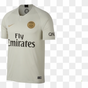 Football Shirt Nike Psg Breathe Stadium Away 2018/19 - Paris Saint Germain Gold Jersey, HD Png Download - neymar psg png