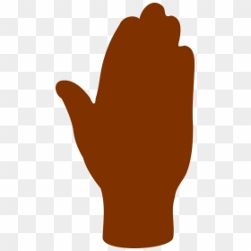 Hand Stop Silhouette Free Photo - Clip Art, HD Png Download - gorilla silhouette png