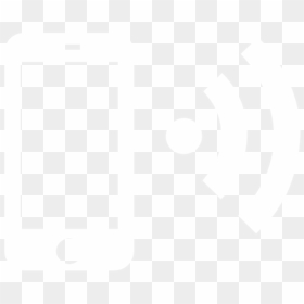 Cell Phone Icon - Esp8266 Mqtt คือ, HD Png Download - white cell phone icon png