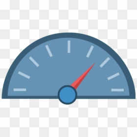 Speedometer Icon - Speedometer Simple, HD Png Download - speedometer icon png