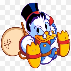 Scrooge Mcduck Money Bag Clipart , Png Download - Uncle Scrooge Money Bag, Transparent Png - scrooge png