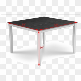 Fullerton Counter Height White Table - Coffee Table, HD Png Download - dining room png